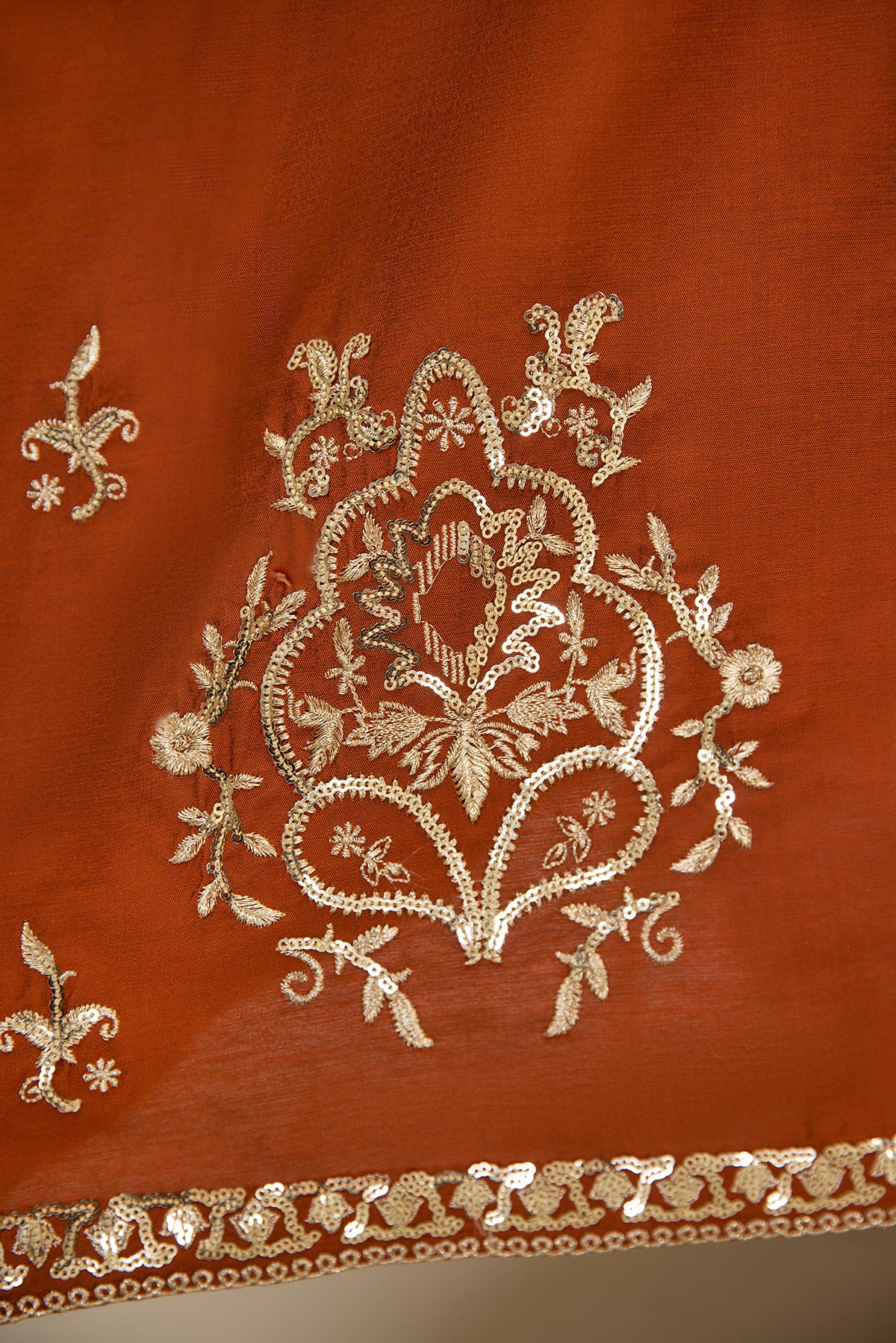 DW22-46-Embroidered Flared Fustaan 1PC