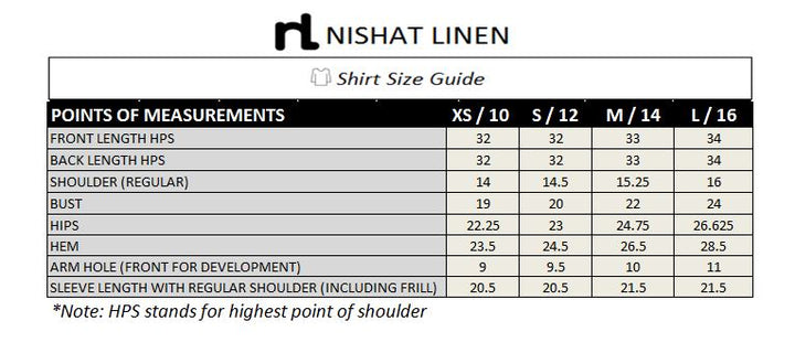 FS19-81 Black Printed Stitched Fusion Top - 1PC - Nishat Linen UAE