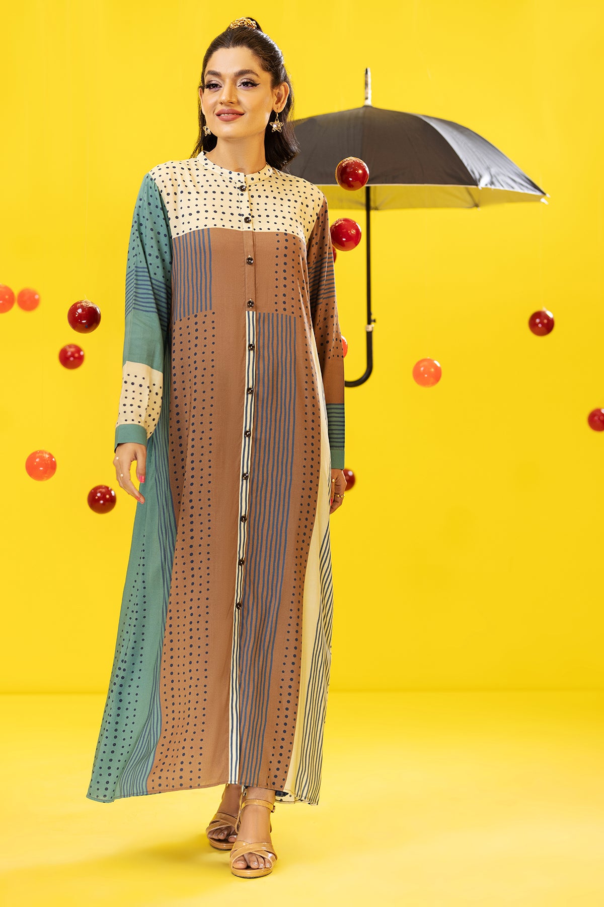 FS22-54-Printed Long Dress