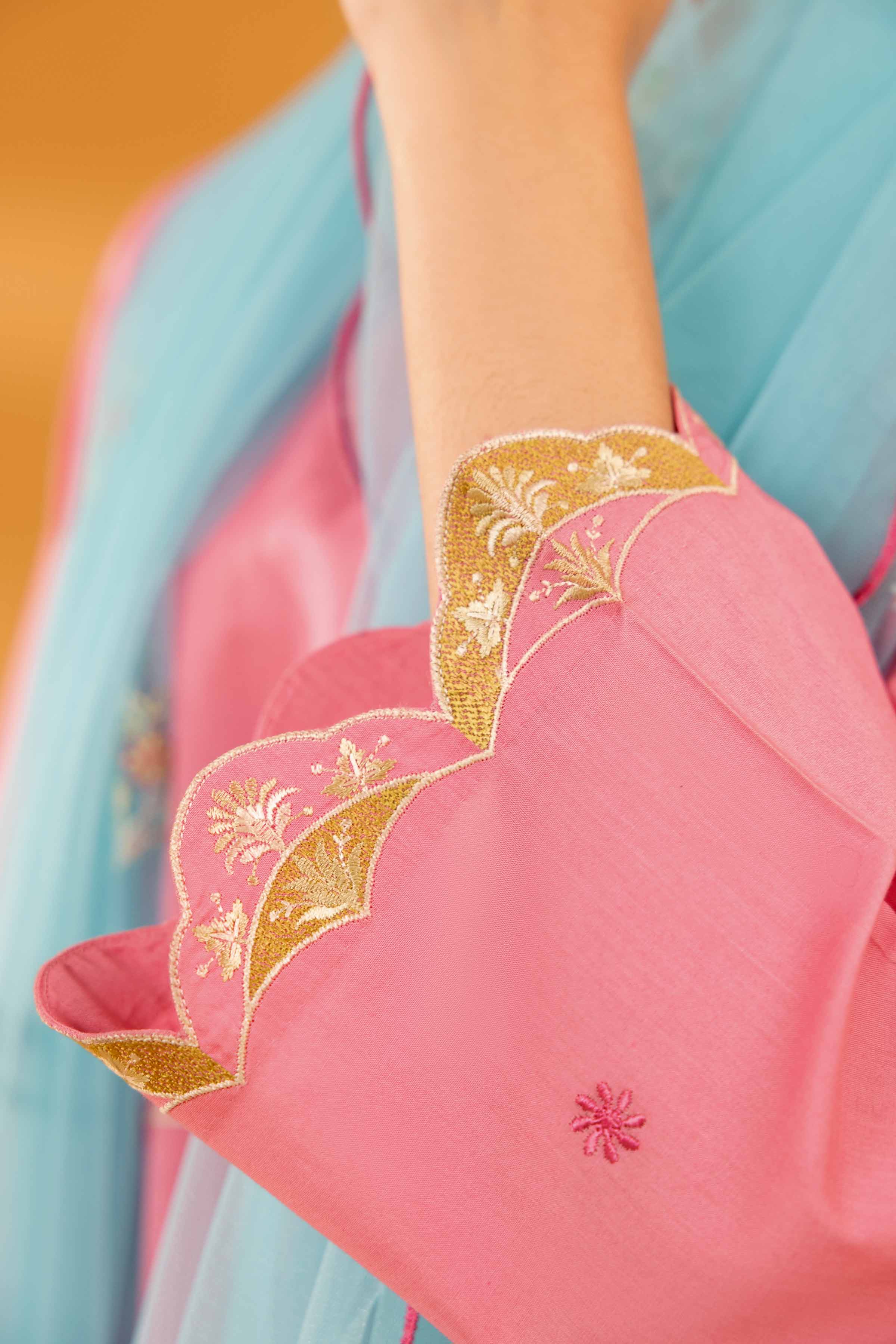 3 Piece - Embroidered Suit - KPS24-15