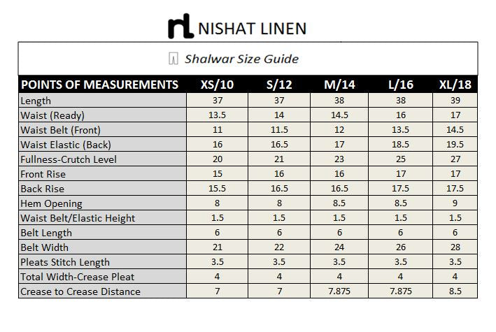 PE19-63 Beige Plain Dyed Stitched Shalwar - Nishat Linen UAE