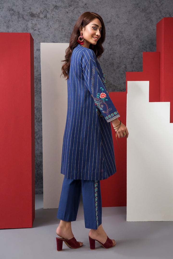 PE20-09 Printed Embroidered Stitched Shirt & Trouser - 2PC - Nishat Linen UAE