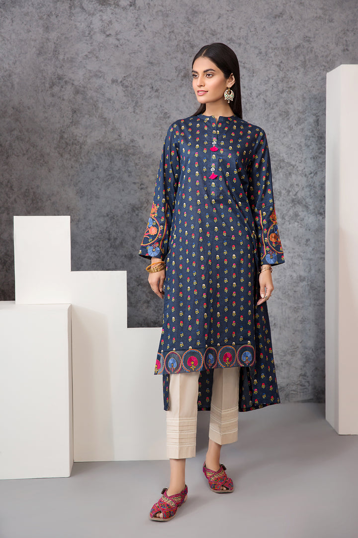 PE20-26 Printed Embroidered Stitched Shirt - 1PC - Nishat Linen UAE
