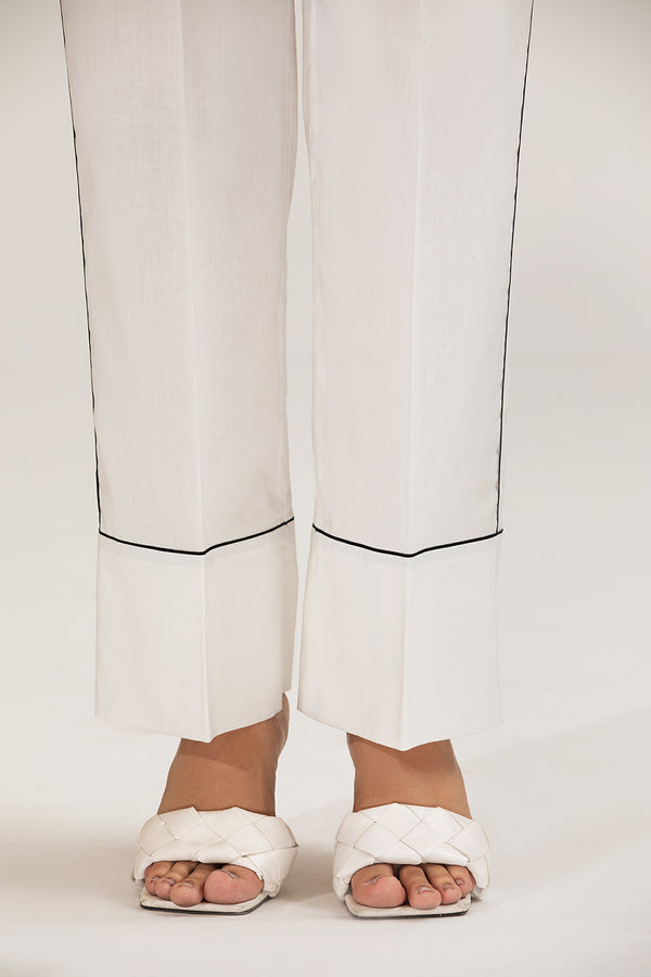 PE21-12-Loose Straight Trouser With Piping Detail