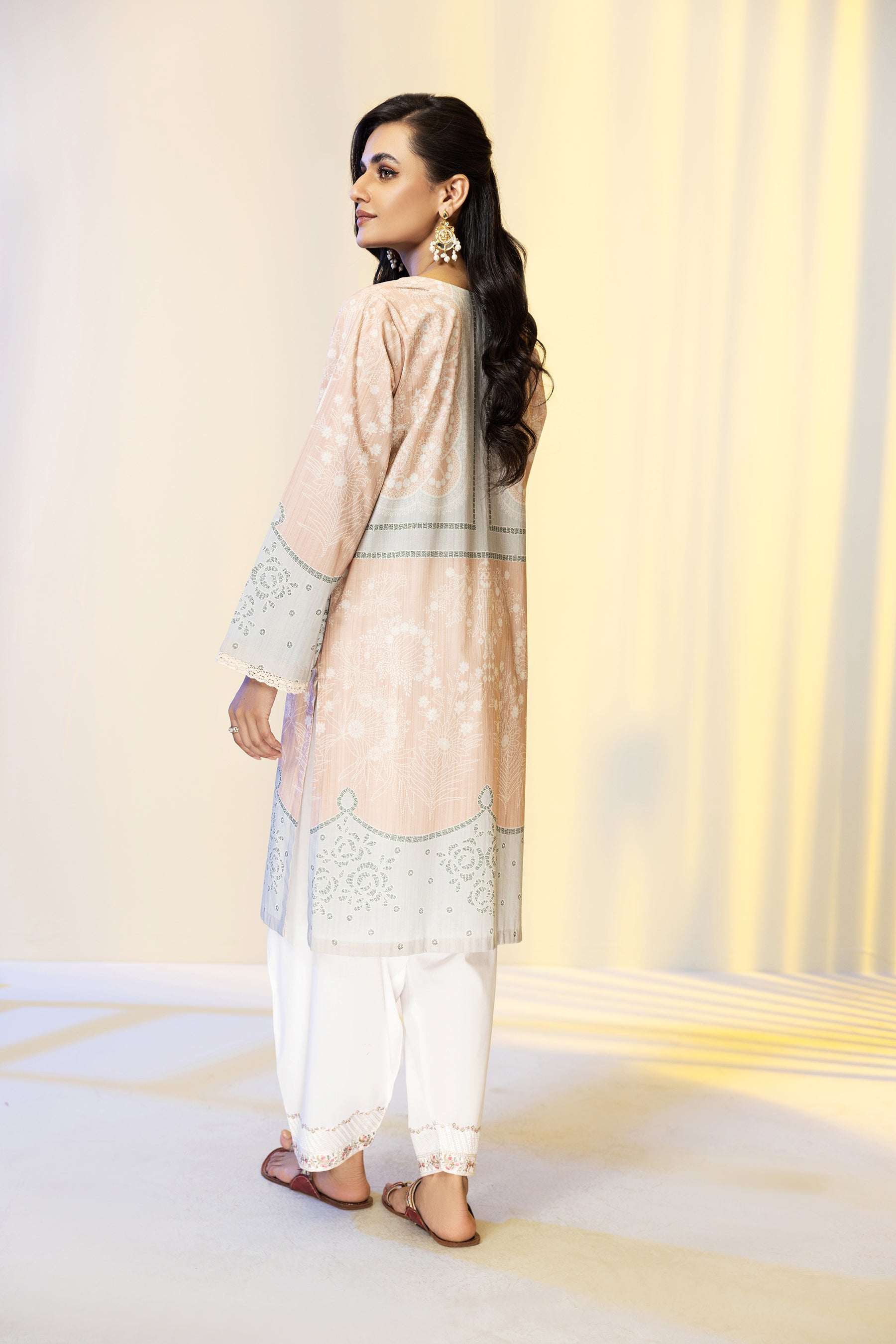 PE22-78-Round Neck Printed Shirt 1PC