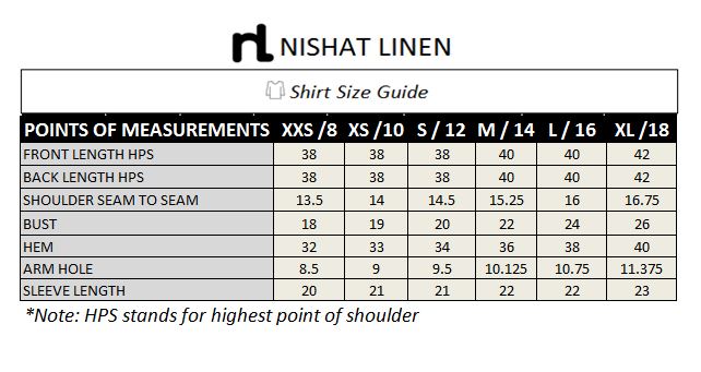 PPE19-18 Navy Digital Printed Stitched Lawn Shirt - 1PC - Nishat Linen UAE
