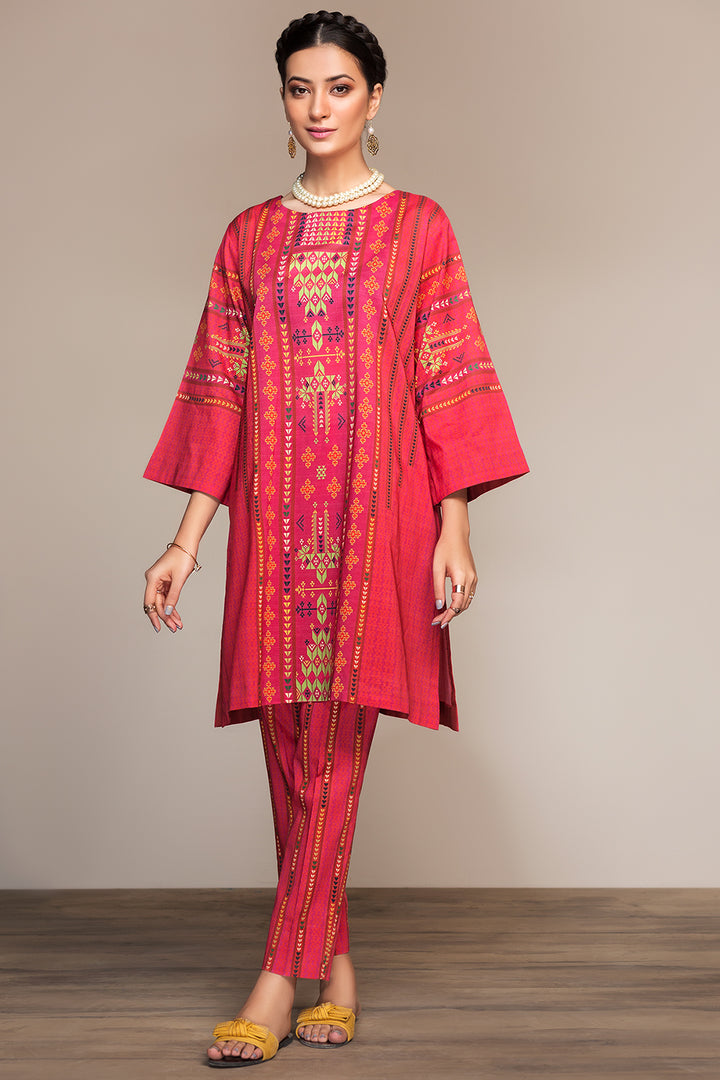 PS20- 112 Printed Embroidered Stitched Shirt - 1PC - Nishat Linen UAE