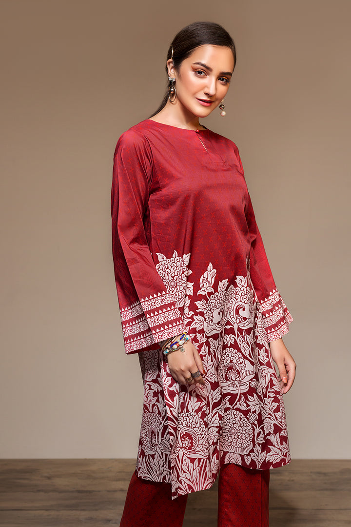PS20-129 Printed Stitched Shirt & Printed Trouser - 2PC - Nishat Linen UAE