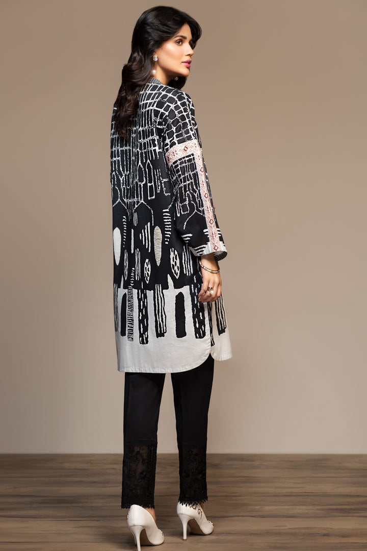 PS20-18 Printed Embroidered Stitched Shirt - 1PC - Nishat Linen UAE