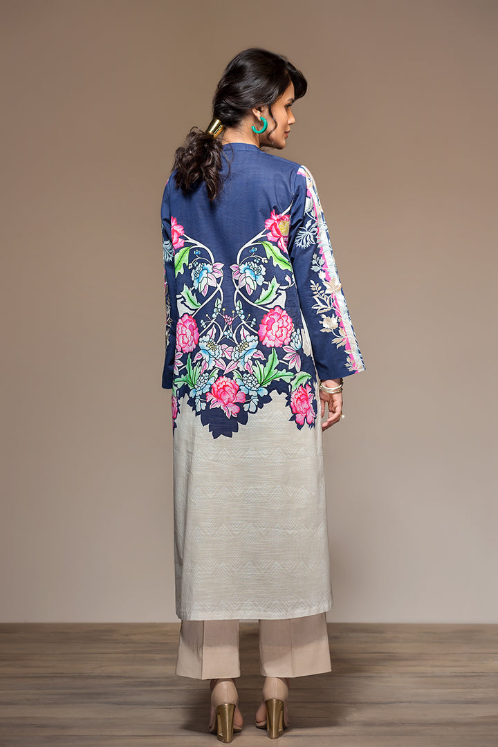 PS20-25 Printed Embroidered Stitched Shirt - 1PC - Nishat Linen UAE