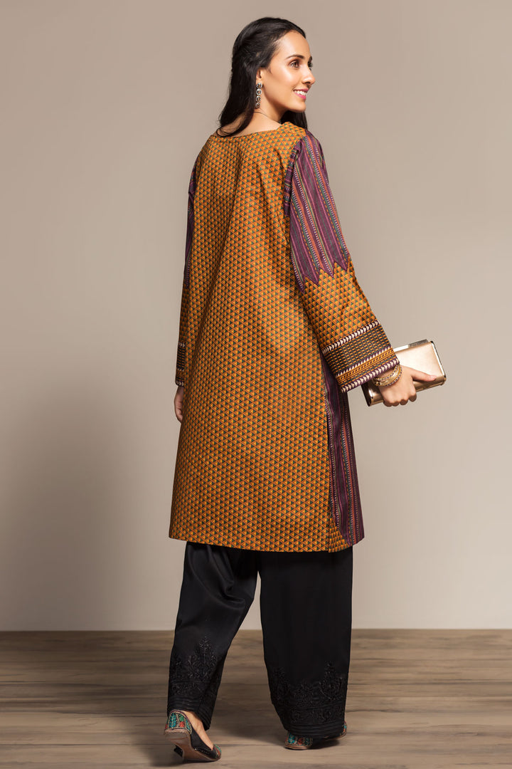 PS20-43 Printed Embroidered Stitched Shirt - 1PC - Nishat Linen UAE