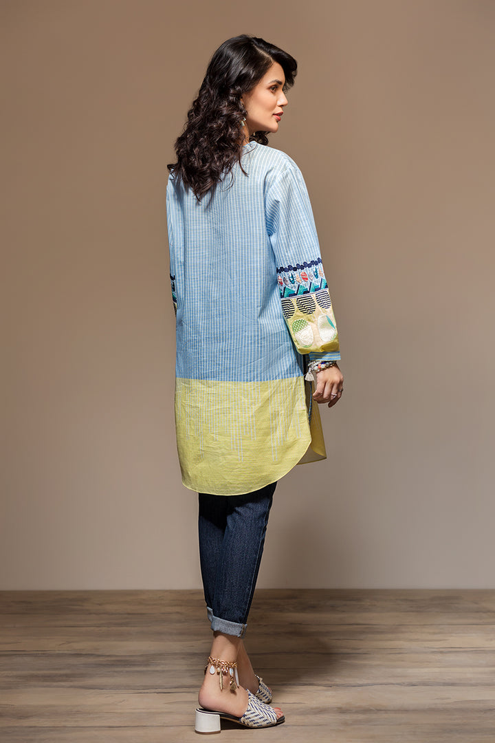 PS20-95 Printed Embroidered Stitched Shirt - 1PC - Nishat Linen UAE
