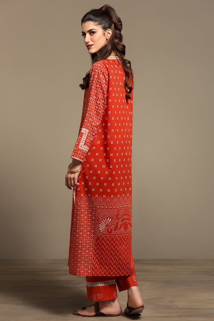 PS20-153 Printed Stitched Lawn Shirt & Printed Trouser - 2PC - Nishat Linen UAE