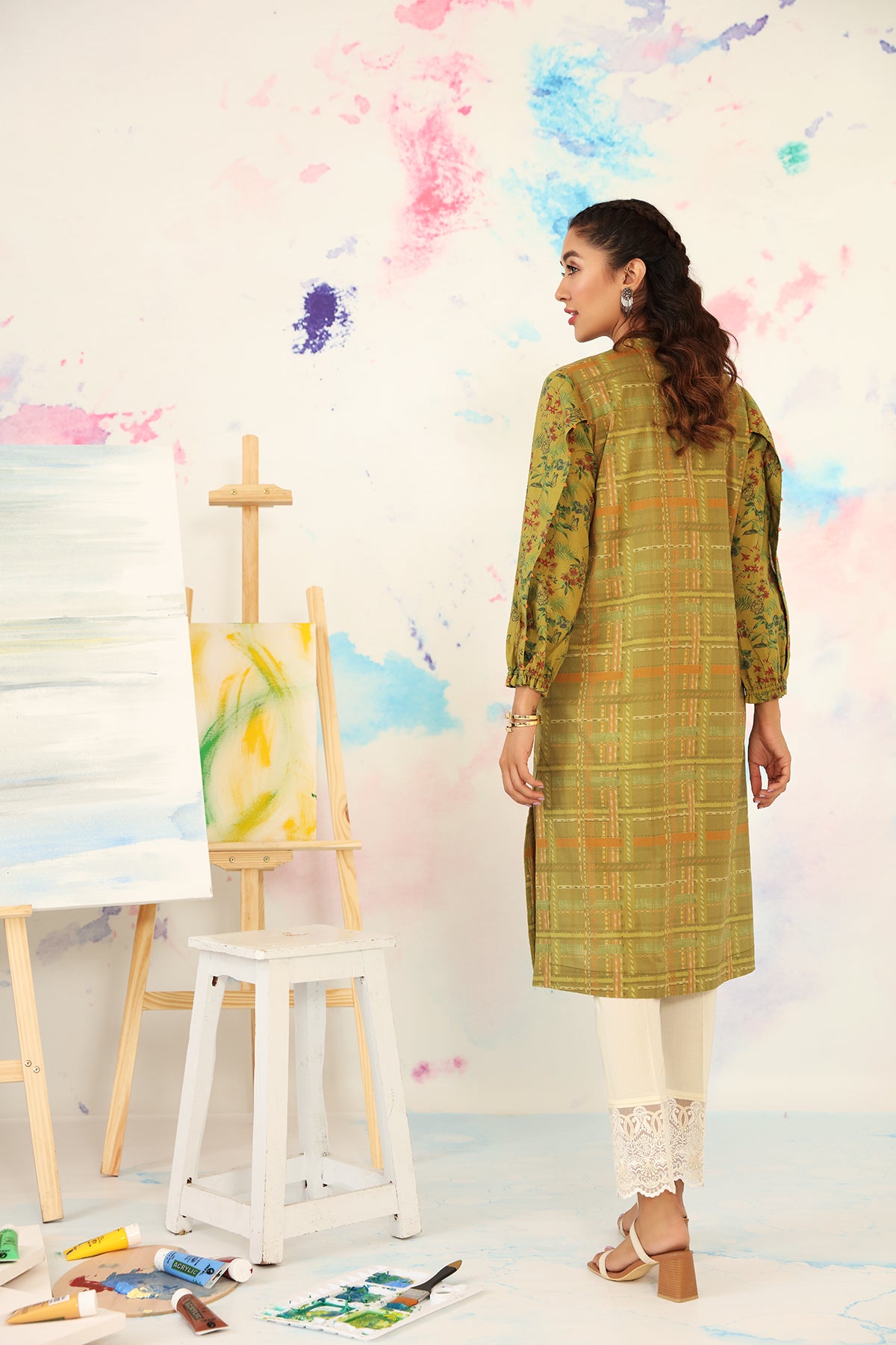 PS21-100-Printed Cambric Shirt