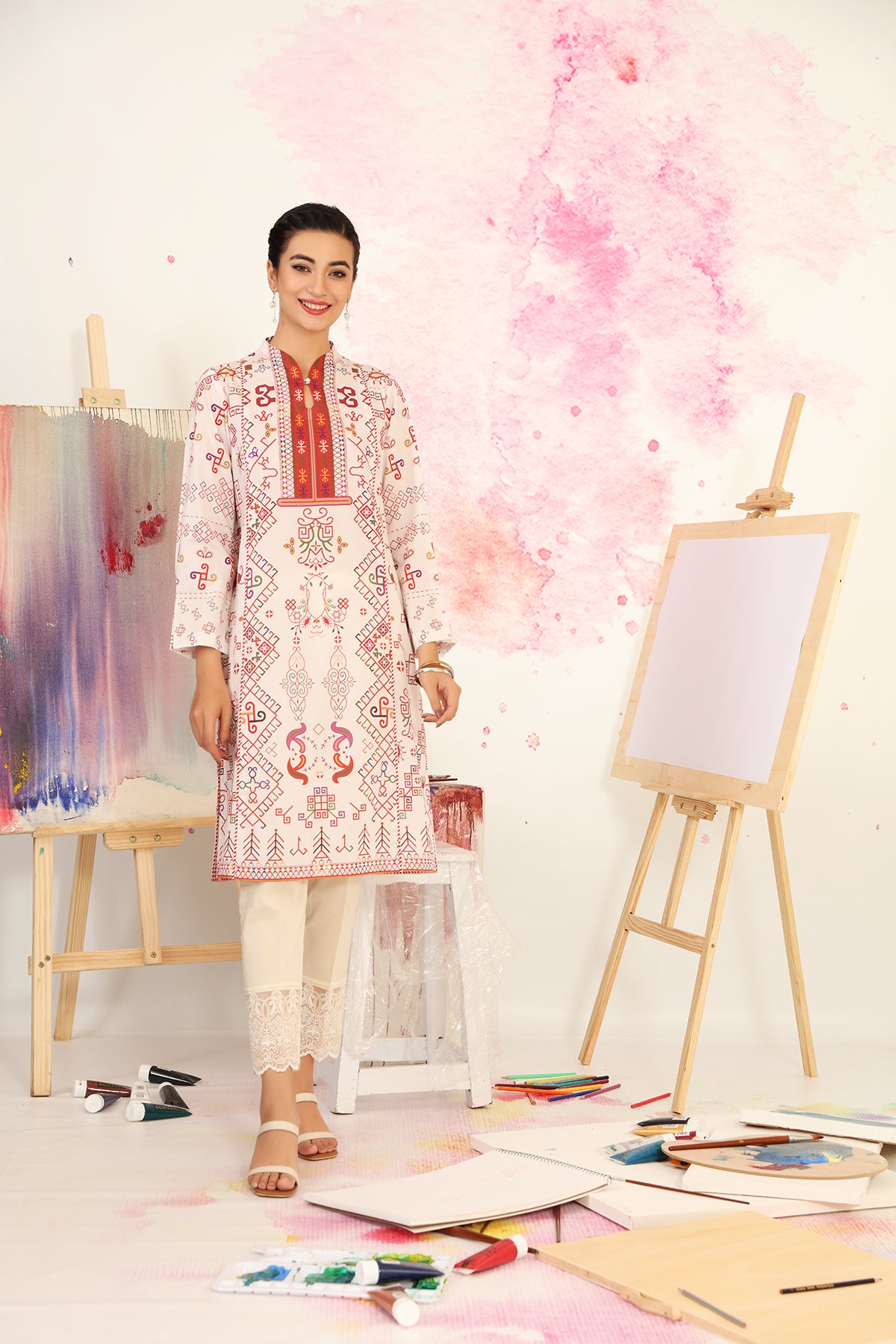 PS21-63-Classic Printed Shirt -1PC