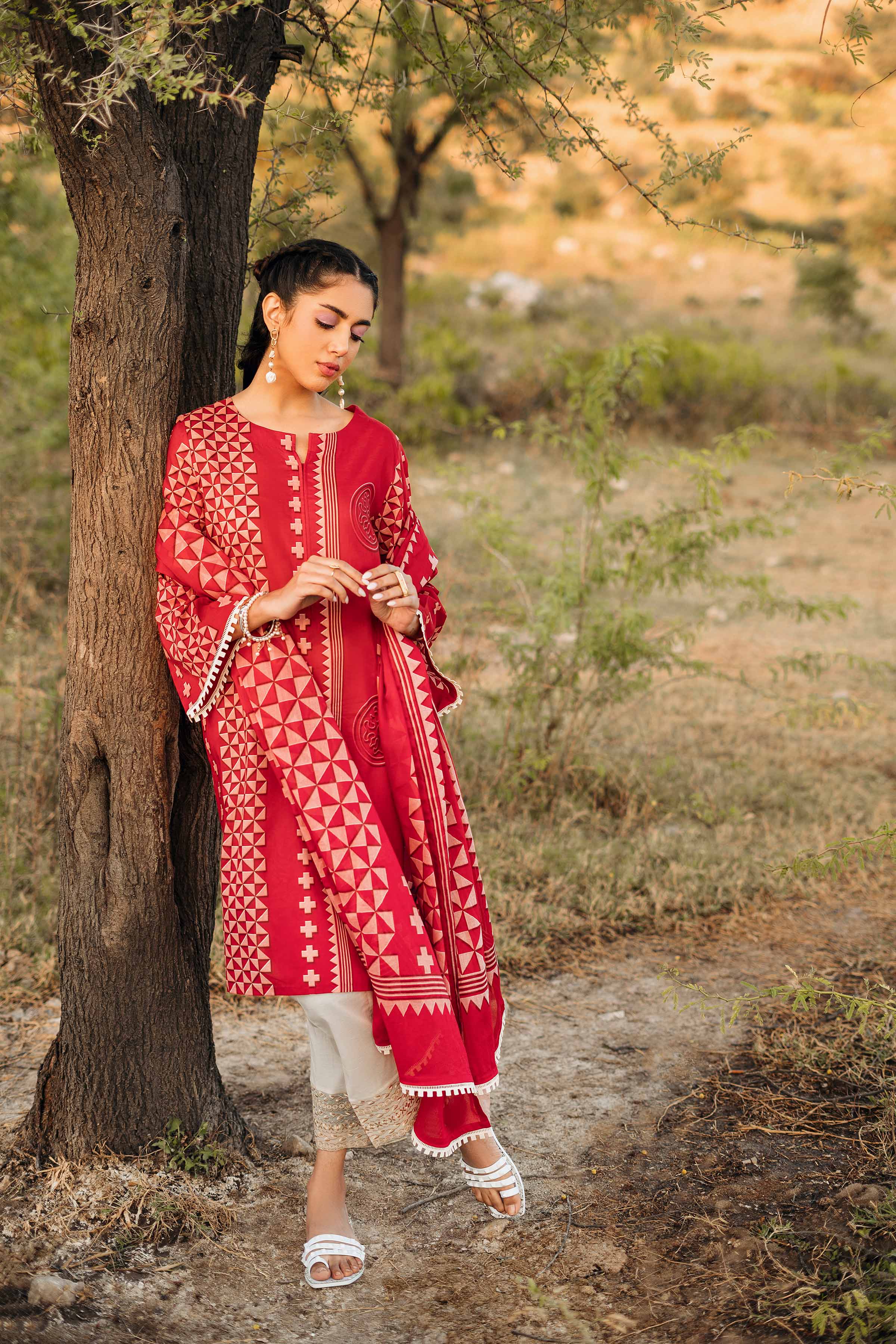 2 Piece - Printed Suit - PS23-101