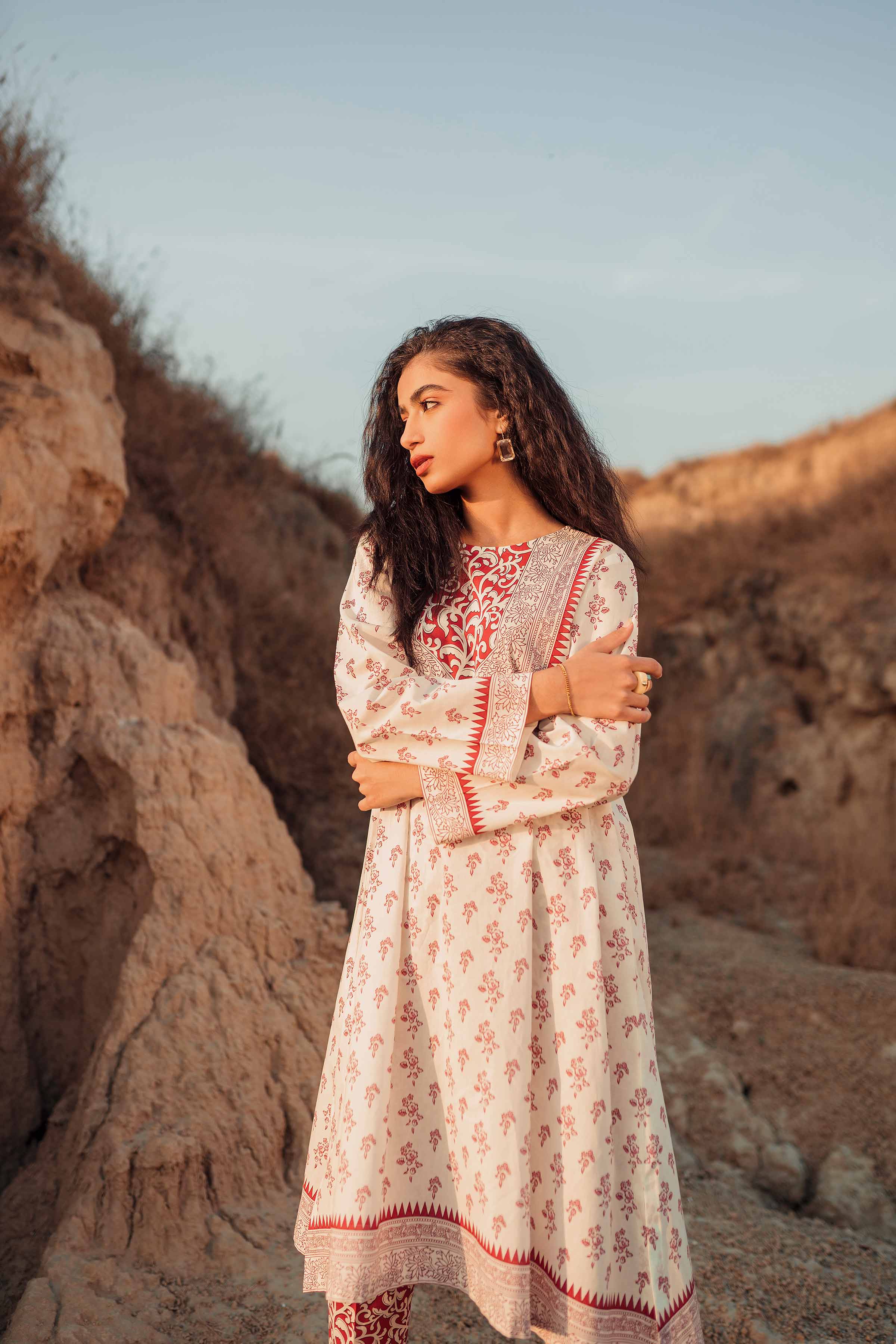 2 Piece - Printed Suit  - PS23-122