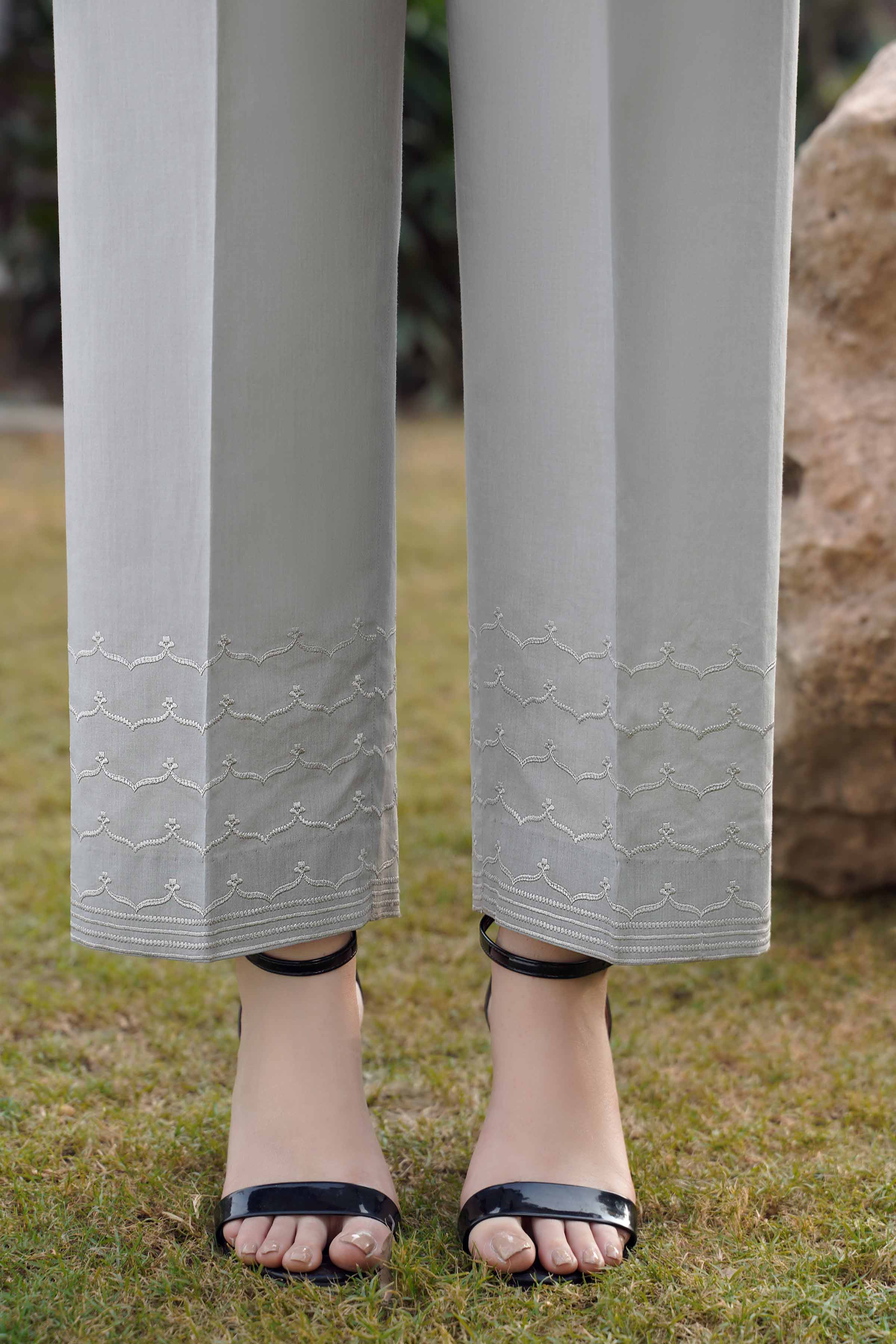 Printed Jacquard Trousers – Limelightpk