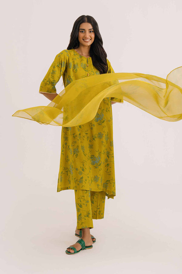 3 Piece - Printed Suit - PS24-207