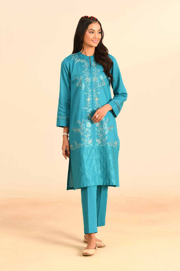 2 Piece - Embroidered Suit - PS24-21