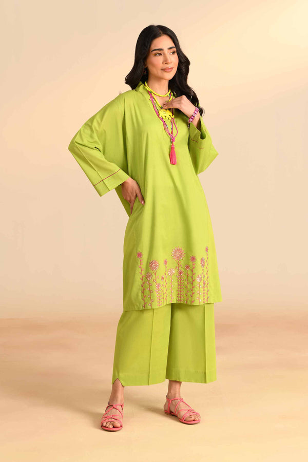 2 Piece - Embroidered Suit - PS24-28