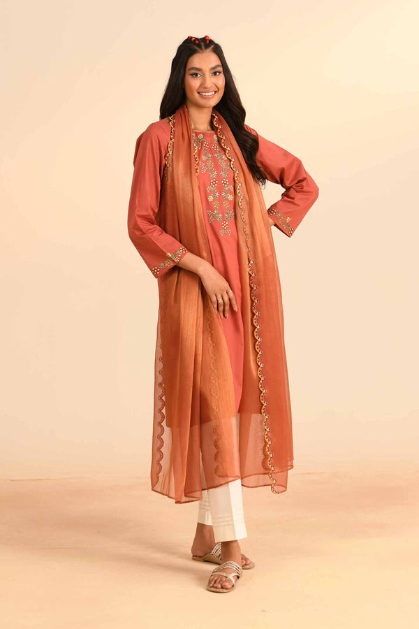 2 Piece - Embroidered Suit - PS24-51