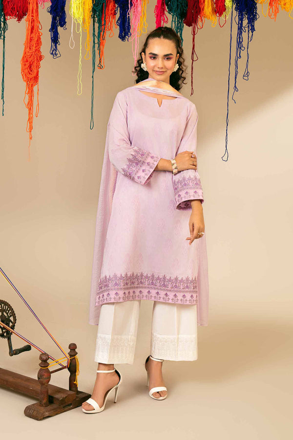 2 Piece - Embroidered Suit - PS24-70