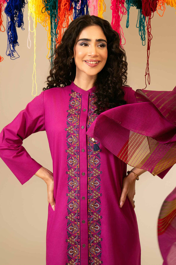 2 Piece - Embroidered Suit - PS24-71