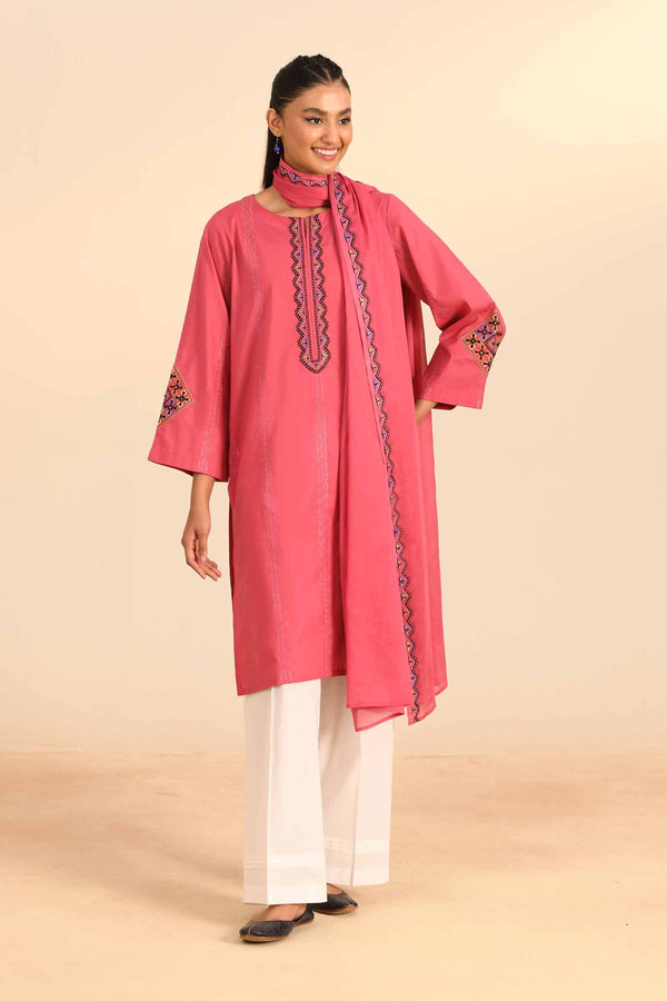 2 Piece - Embroidered Suit - PS24-73