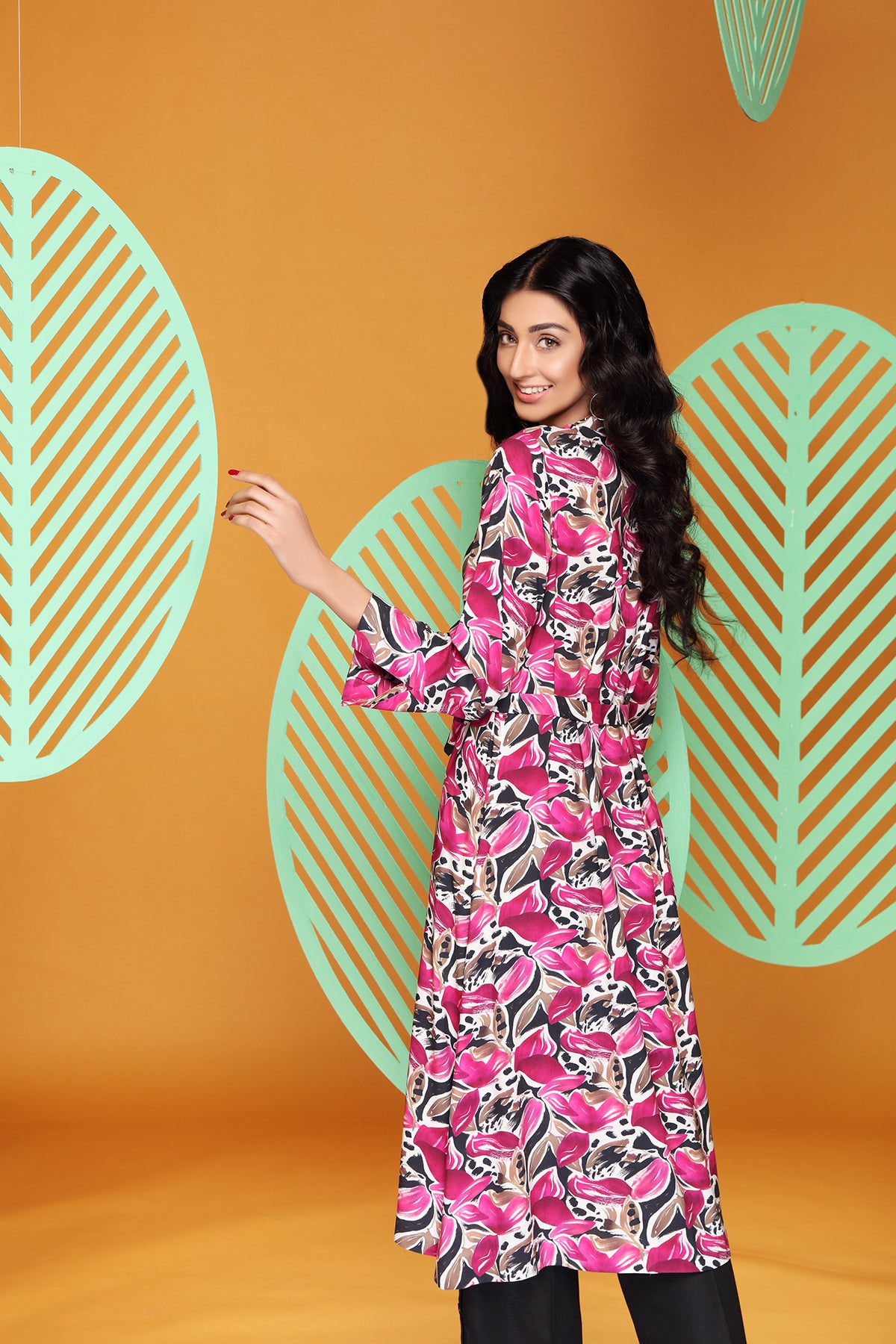 PW20-112 Printed Stitched Cotton Kar Shirt-1PC