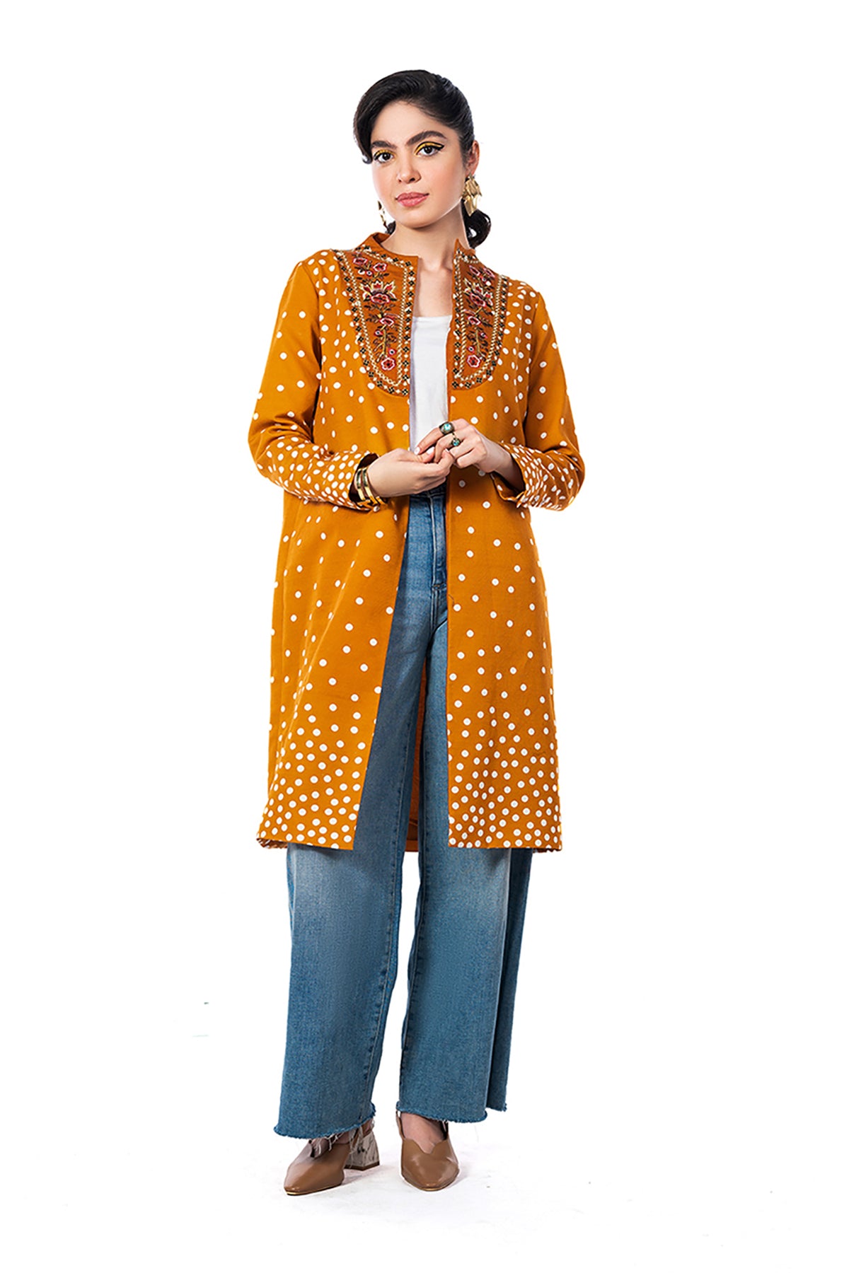 PW21-157-Printed Embroidered 1PC
