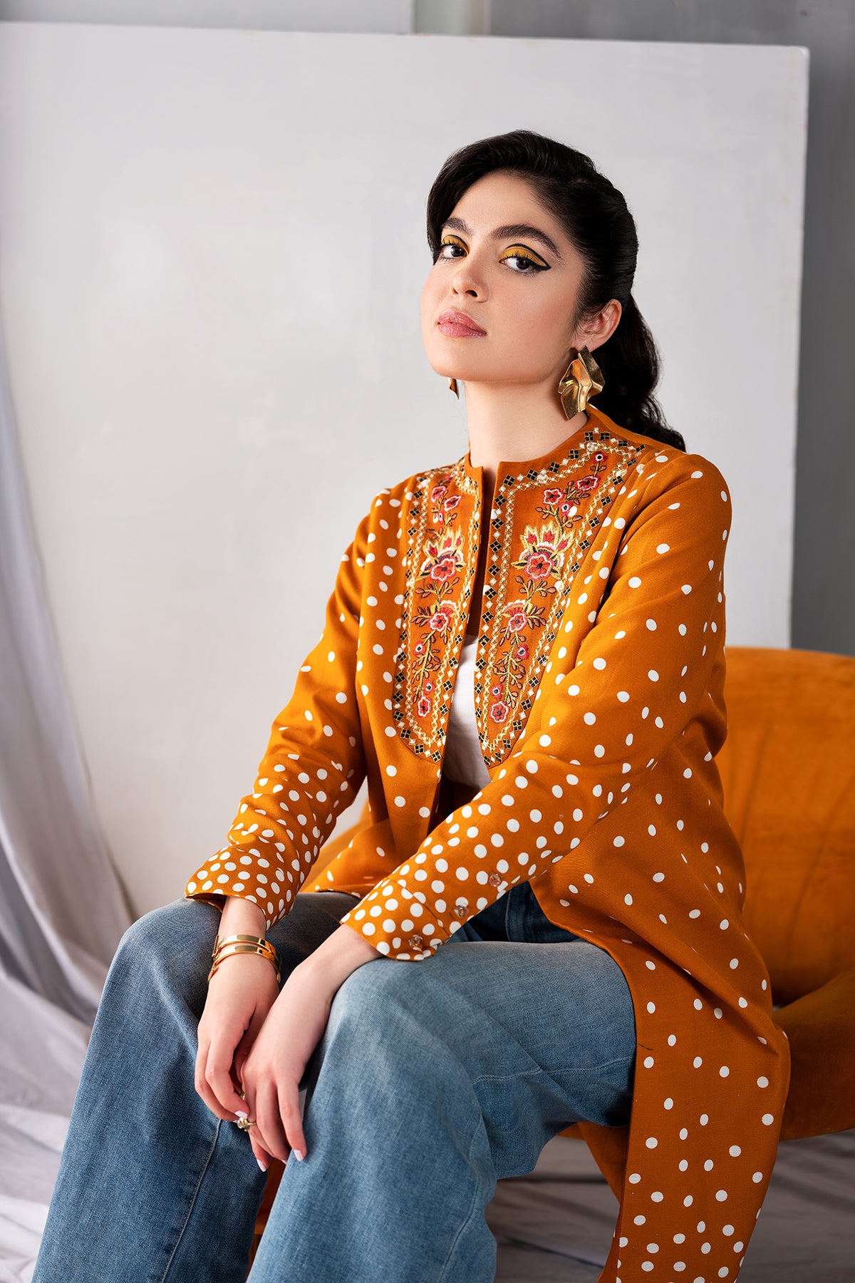 PW21-157-Printed Embroidered 1PC