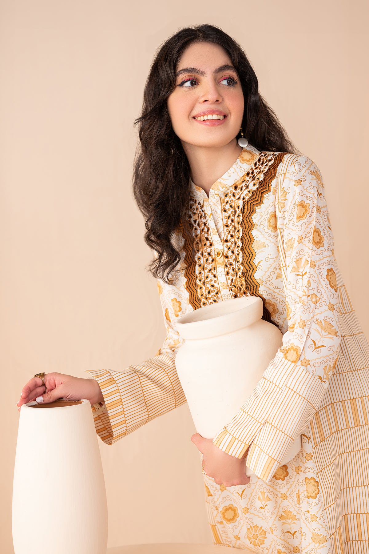 PW21-171-Printed Embroidered 1PC