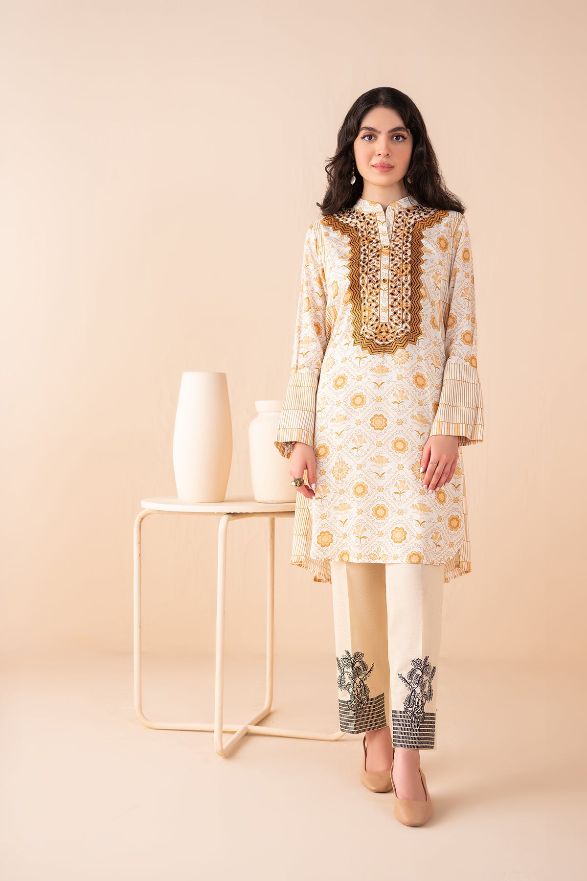 PW21-171-Printed Embroidered 1PC