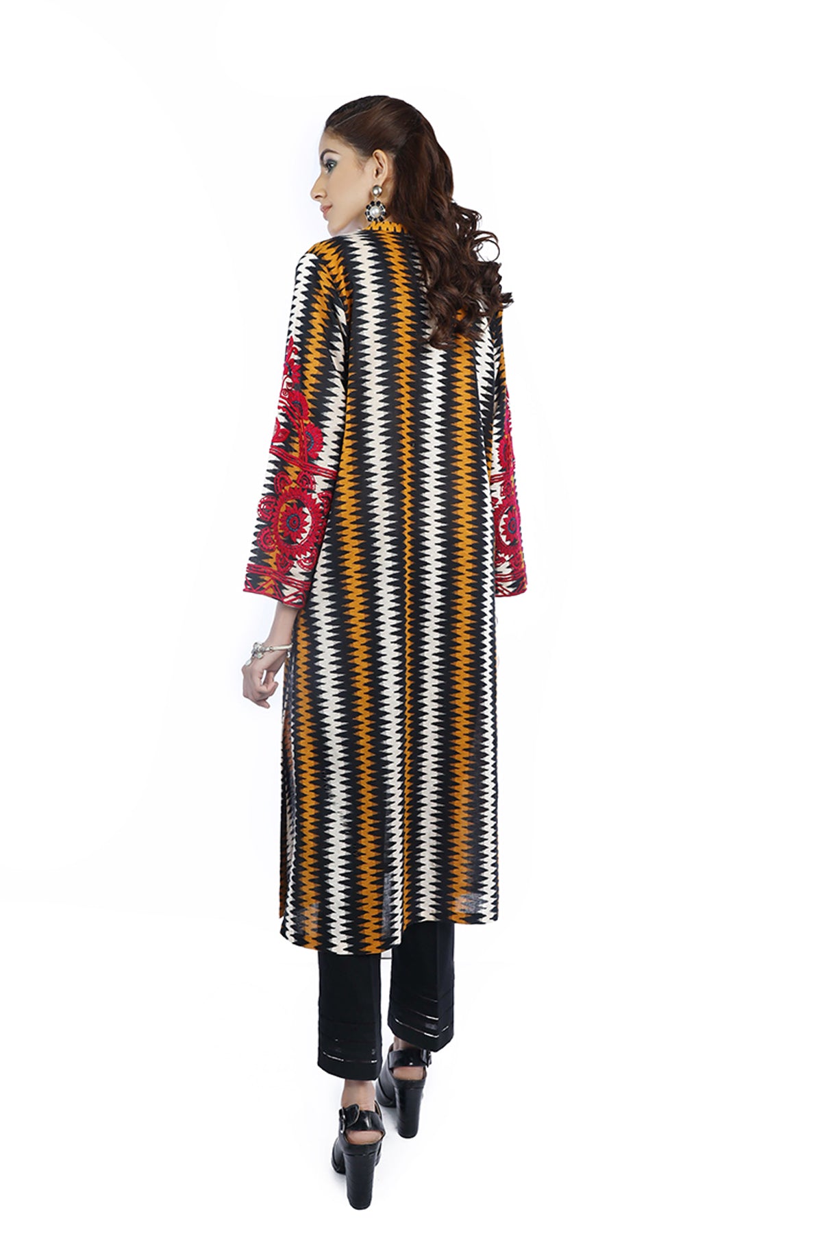 PW21-80-Printed Embroidered 1PC