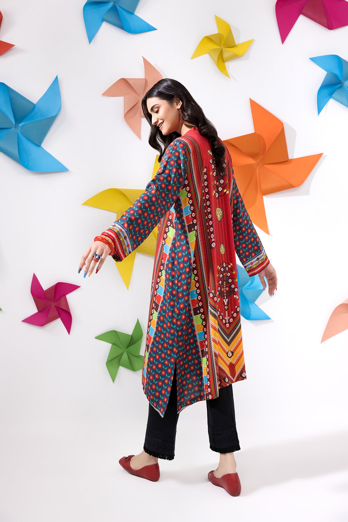 PW22-144-Printed Short Tunic 1PC