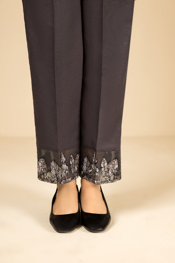 PW22-158-Embroidered Straight Trousers