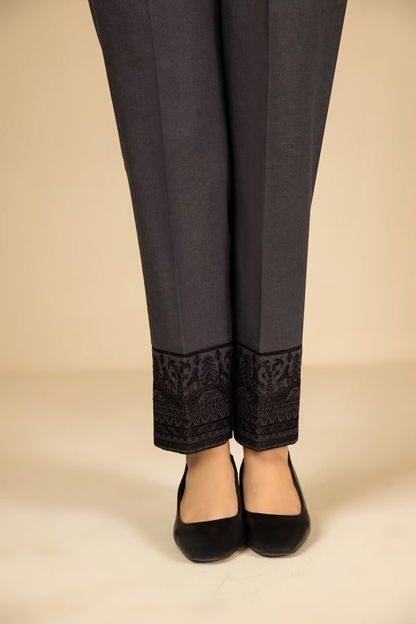 PW22-185-Embroidered Fitted Trousers