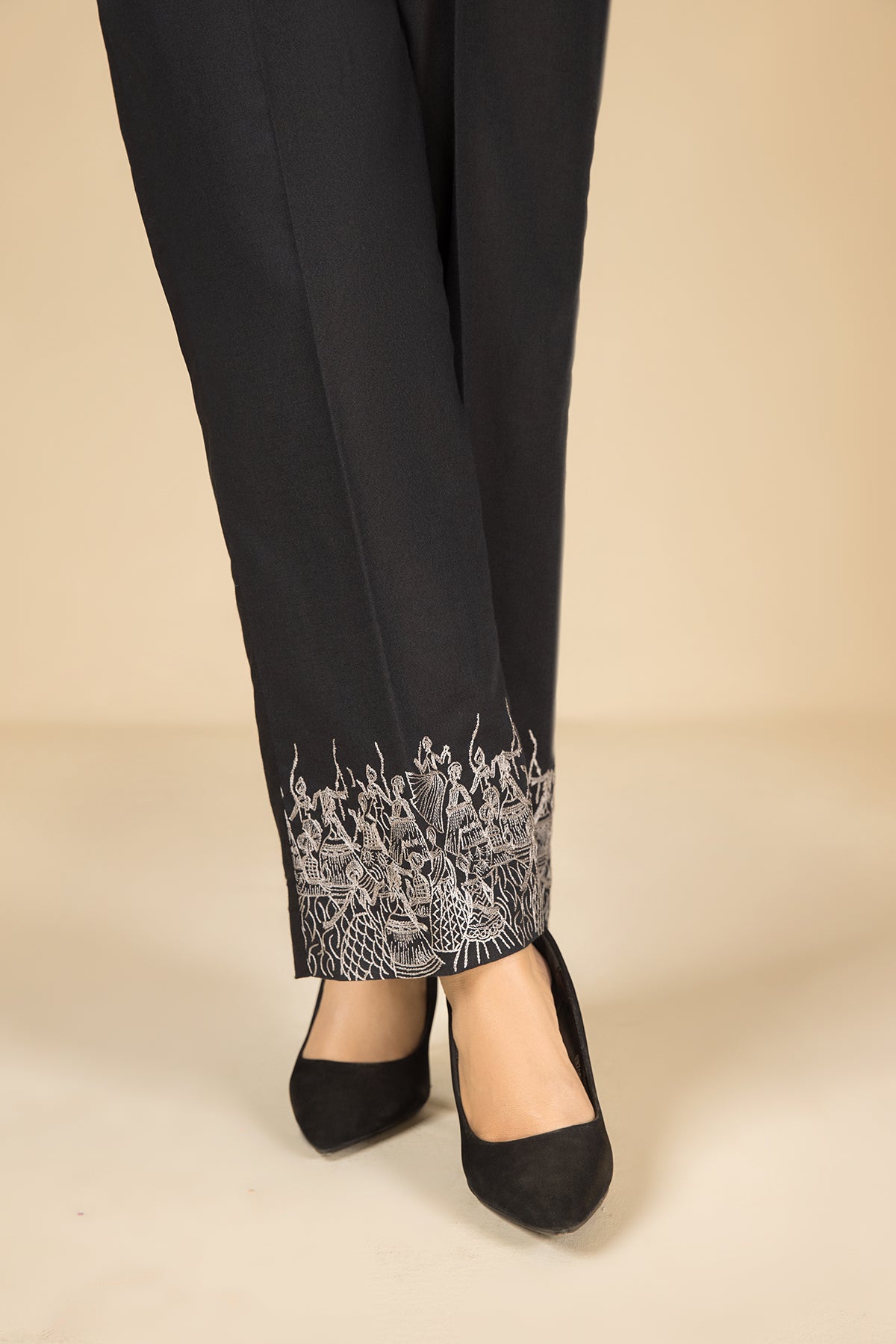 PW22-46-Embroidered Trousers