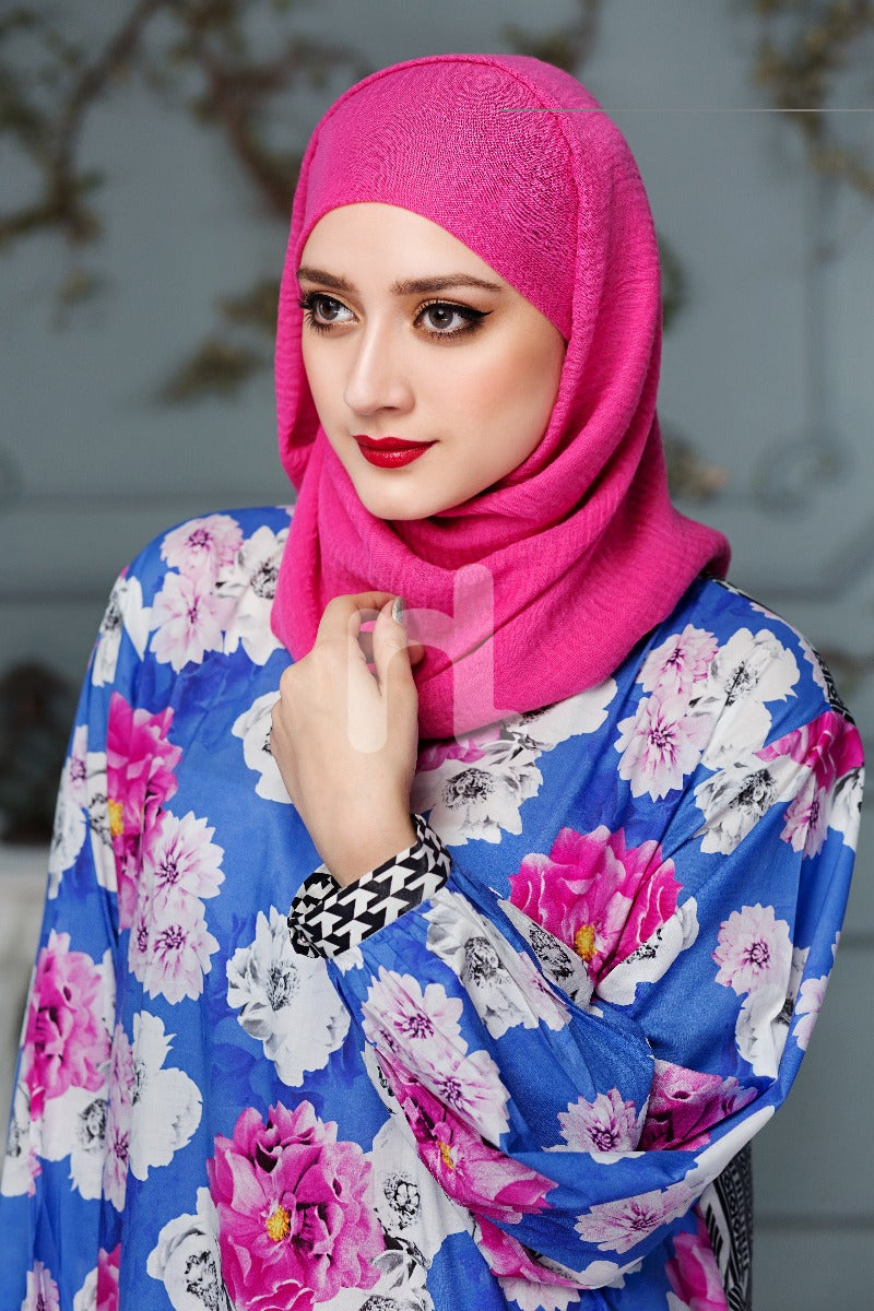 DS18-115 Green Digital Printed Stitched Lawn Jalabiya - Nishat Linen UAE