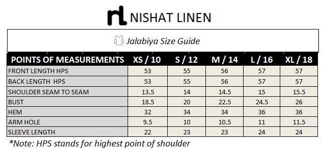 DS19-07 Beige Digital Printed Stitched Cambric Jalabiya - 1PC - Nishat Linen UAE