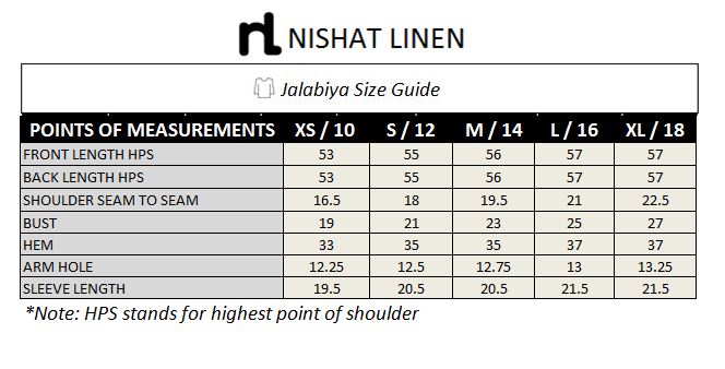 DS19-37 Green Printed Stitched Lawn Jalabiya - 1PC - Nishat Linen UAE