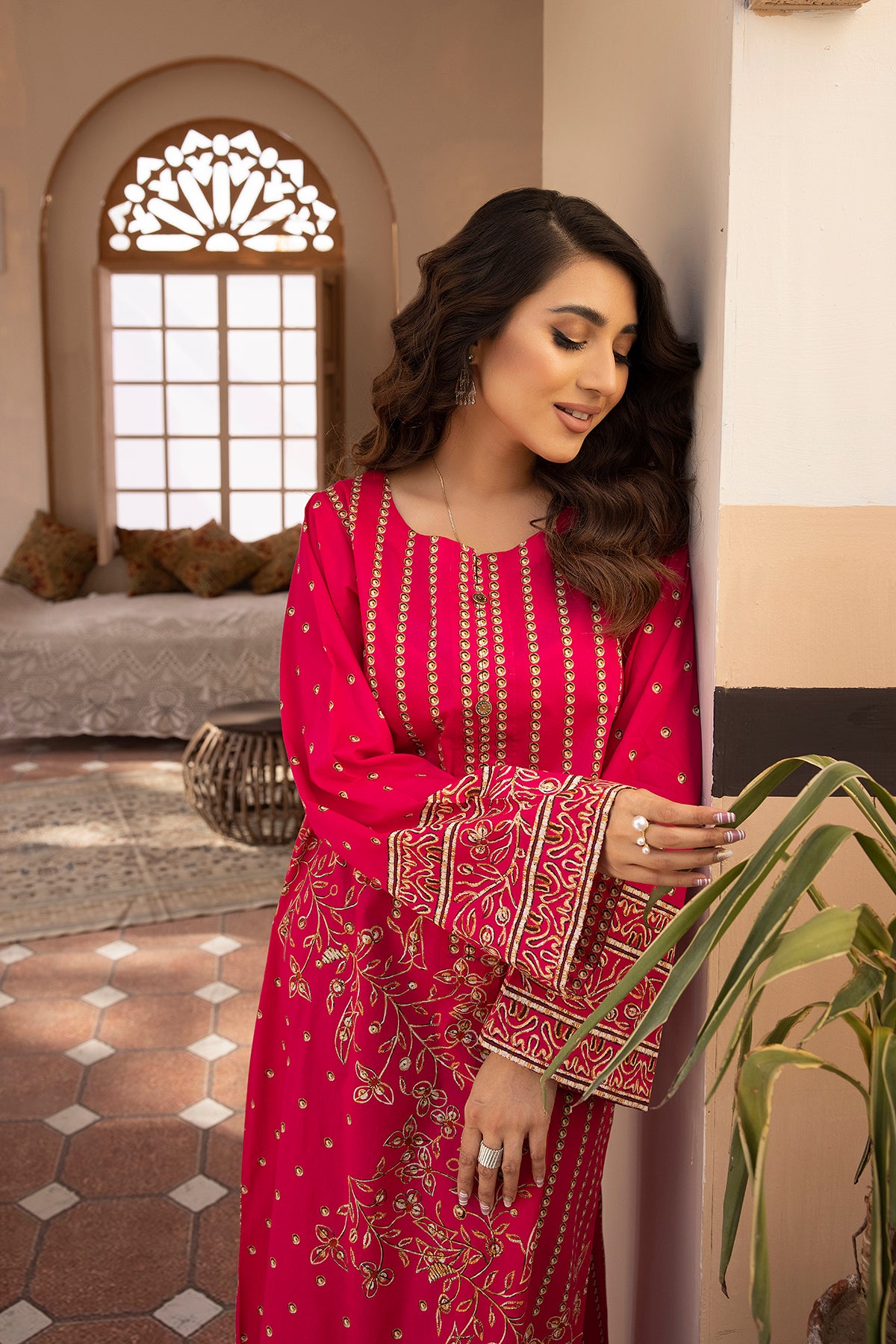 DS22-131-Printed Fustaan 1PC