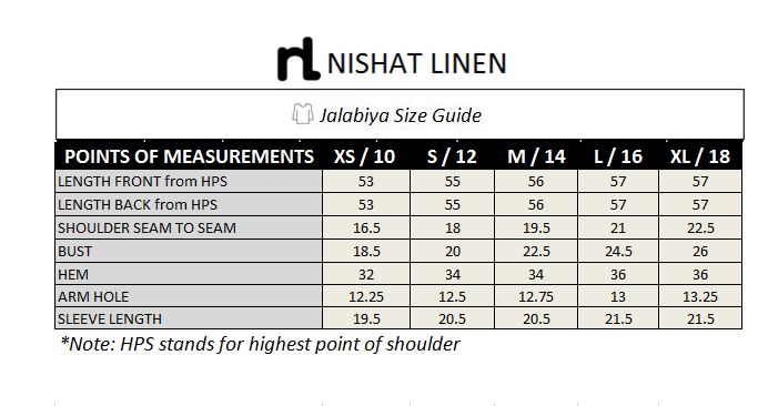 DSW18-19 Grey Digital Printed Stitched Lawn Jalabiya - 1PC - Nishat Linen UAE