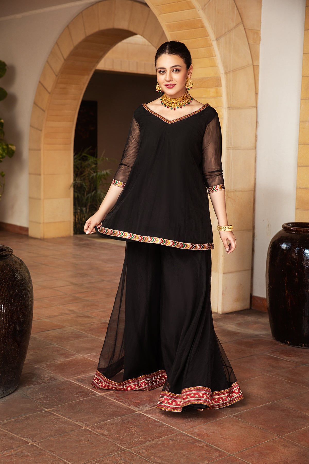 KFS21-94-Embroidered 2PC