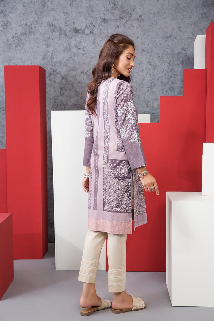 PE20-01 Printed Embroidered Stitched Shirt - 1PC - Nishat Linen UAE