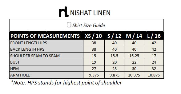PW19-105 Blue Digital Printed Embroidered Linen Shirt - 1PC - Nishat Linen UAE